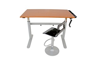 Teak Desk With Chair 2 -r