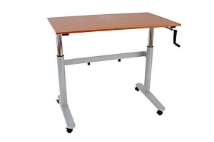 Z-Teak-Desk-With-Casters-Angle-r