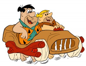 Fred-Flintstone-Barney-Rubble-Car